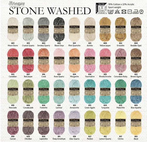 Scheepjes stone washed 50g - stone,